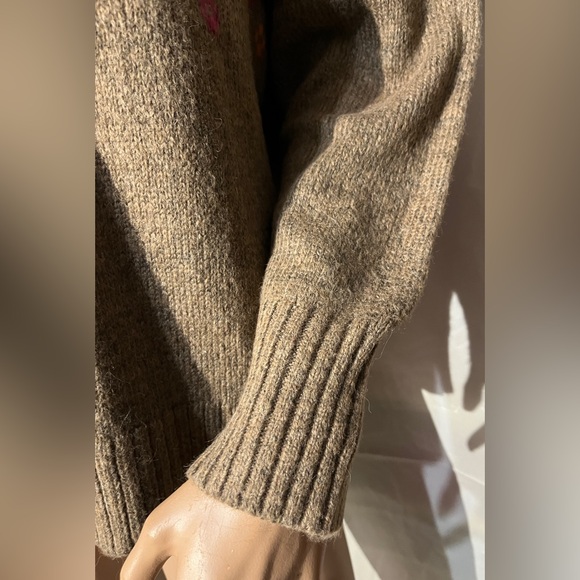 Lou & Grey for Loft Multicolor Patterned Turtleneck Knit Sweater Size M - Picture 5 of 9